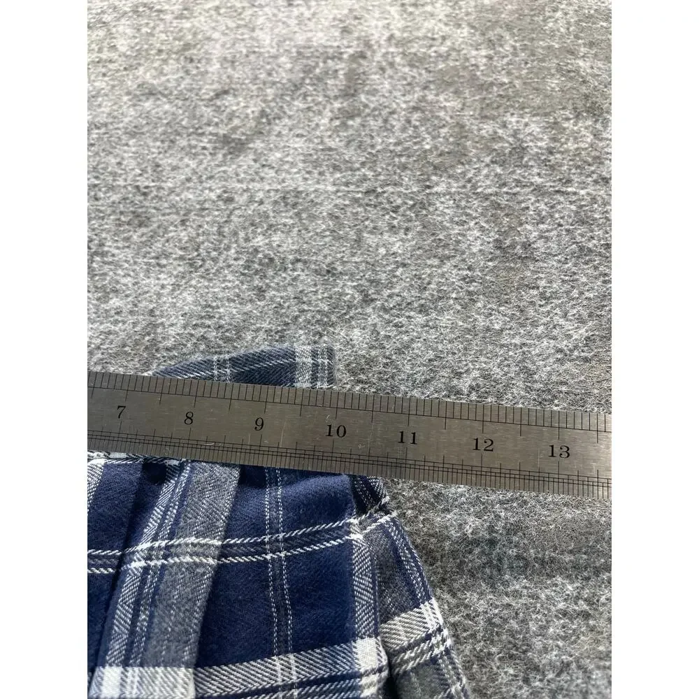 Unbranded Girls Navy Blue Plaid Pleated Mini Skirt Youth School Uniform